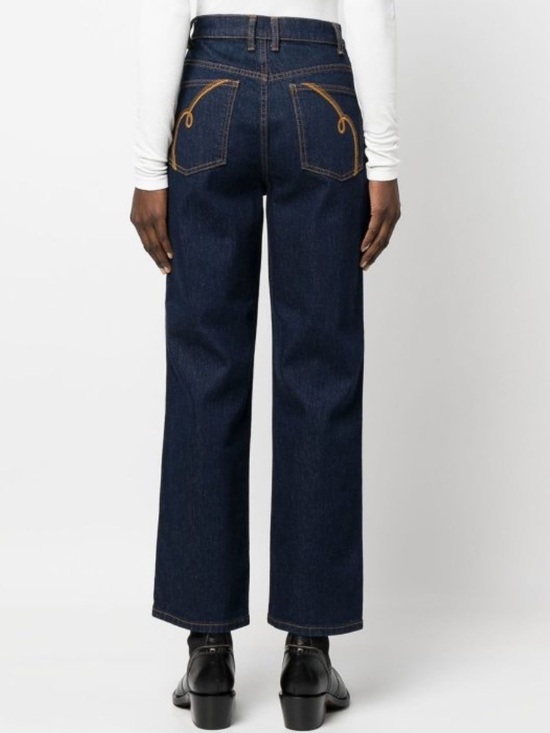 Tory Burch Denim - Tory Burch High-Rise Straight Leg Jeans w/Tags Size: 27